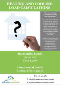 AGX heating and cooling load calculation flyer